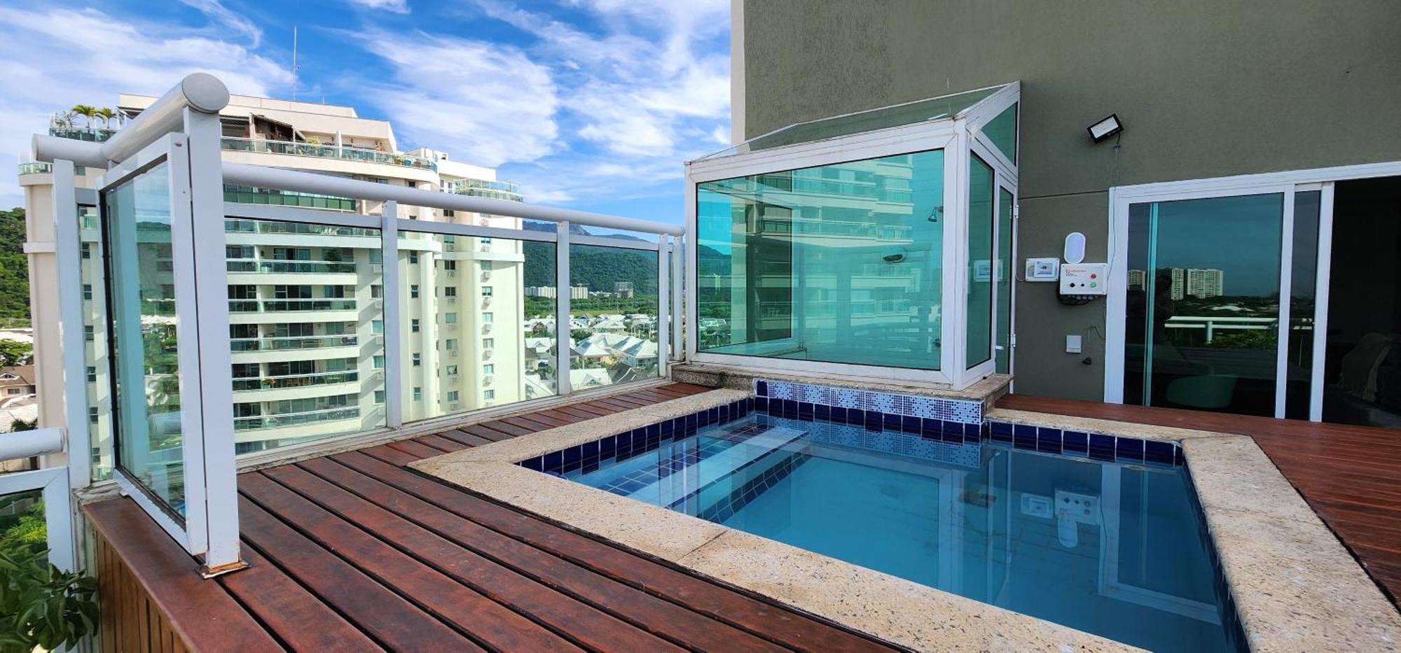 Apartamento Barra - Luxo, Piscina, Sauna E Automacao Rio de Janeiro